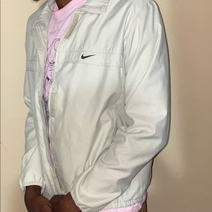 Nike cream golf jacket